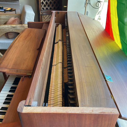Hardman Peck & Co. Small Upright Piano & Bench