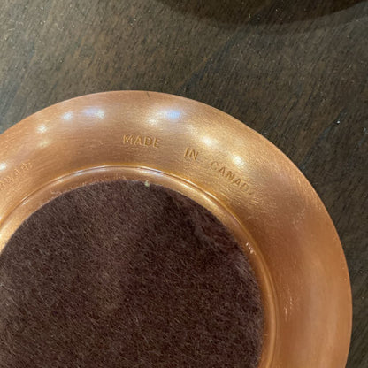 Nova Scotia Crest Copper Ashtray SET in Box