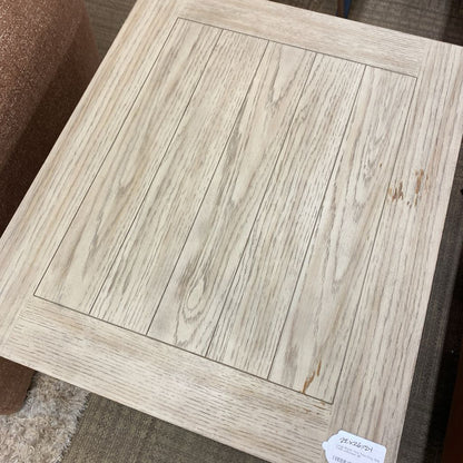 Large Rustic Two Tone Grey Side Table w/Drawer C SIDE TABLES