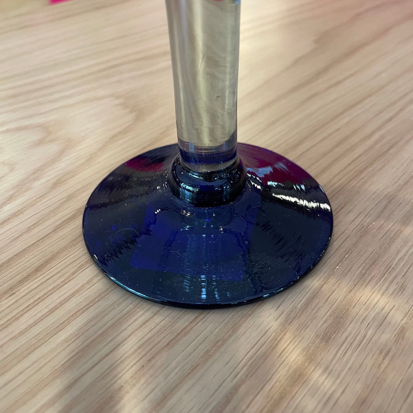 Blue Rim Mexican Margarita Glass SET OF 4
