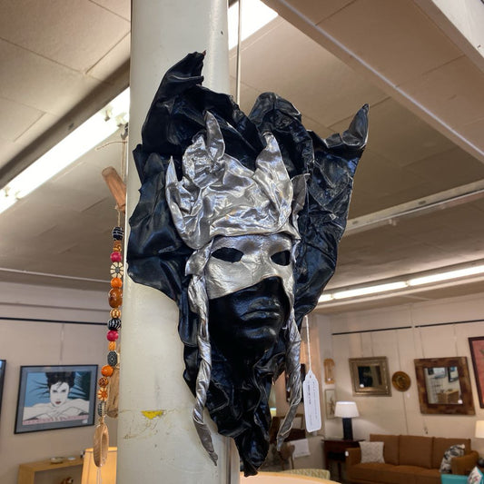 Black & Silver Fabric Mask ART
