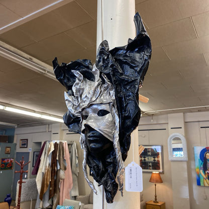 Black & Silver Fabric Mask ART