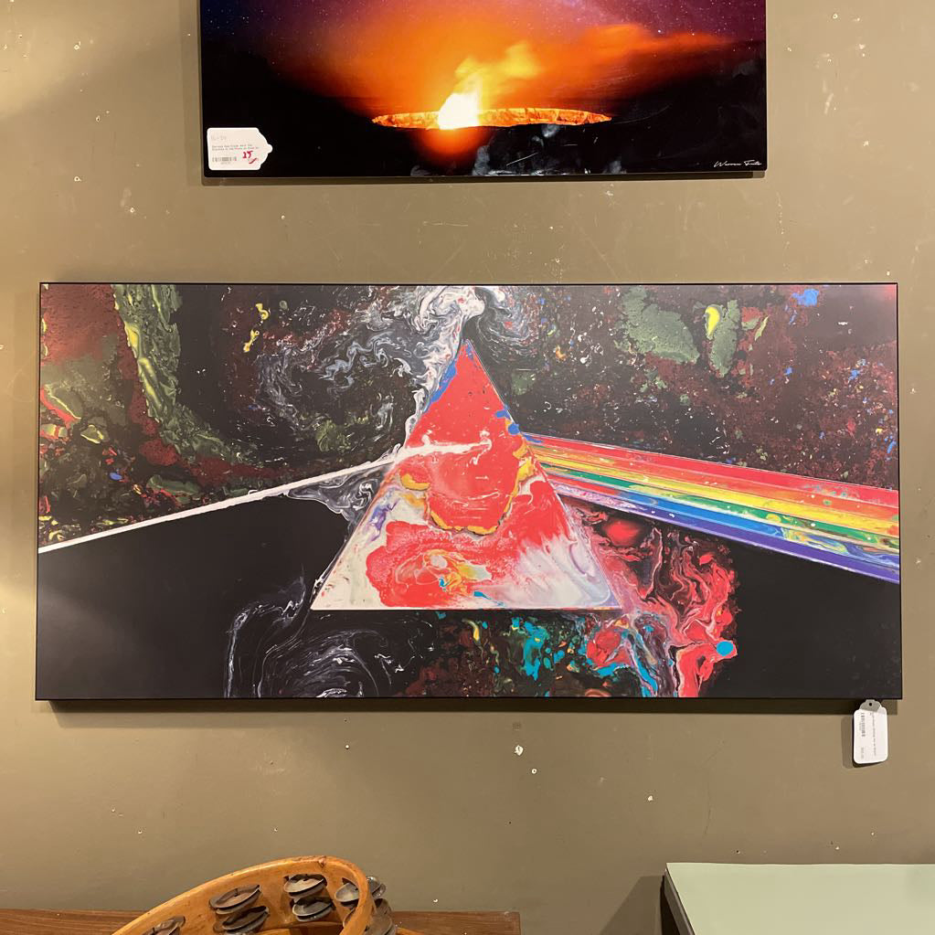 Swirl Prism Oblong Art on Board