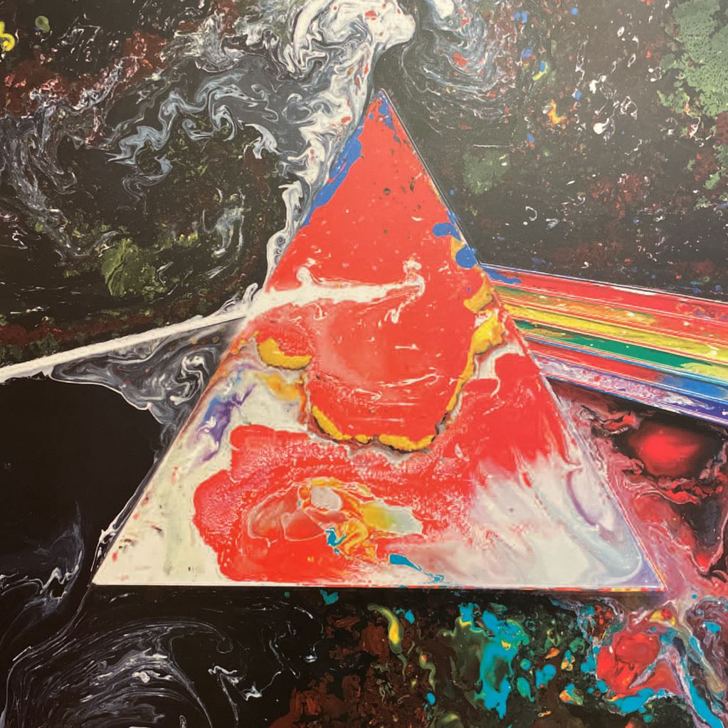 Swirl Prism Oblong Art on Board