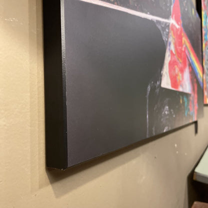 Swirl Prism Oblong Art on Board