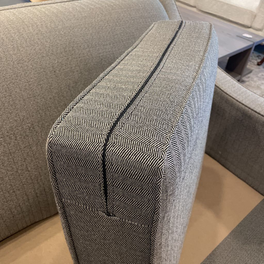 Herringbone Slope Arm 3 Seat Sofa U SOFAS