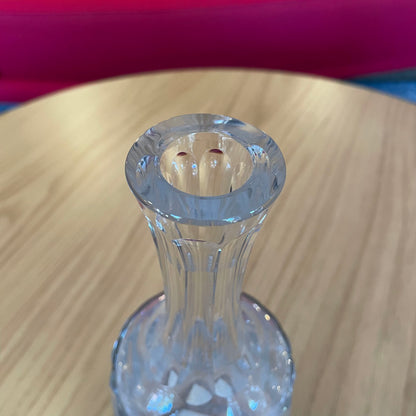 Heavy Round Baccarat Crystal Decanter AS IS