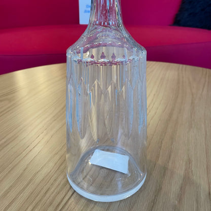 Heavy Round Baccarat Crystal Decanter AS IS