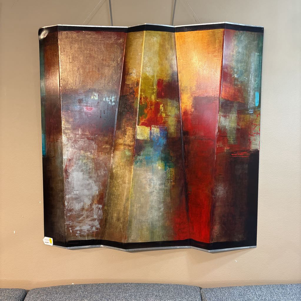 Abstract Art On Metal