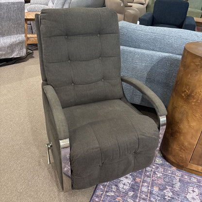 Chrome &Grey La-z-boy Recliner