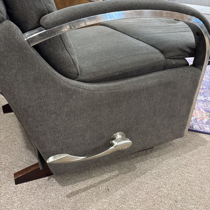 Chrome &Grey La-z-boy Recliner
