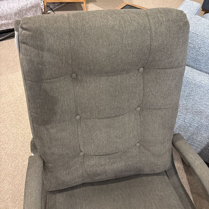 Chrome &Grey La-z-boy Recliner