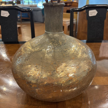 Gold Glass Vase