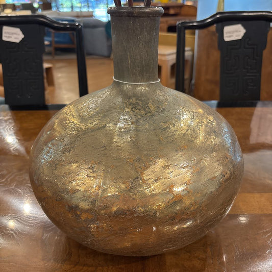 Gold Glass Vase