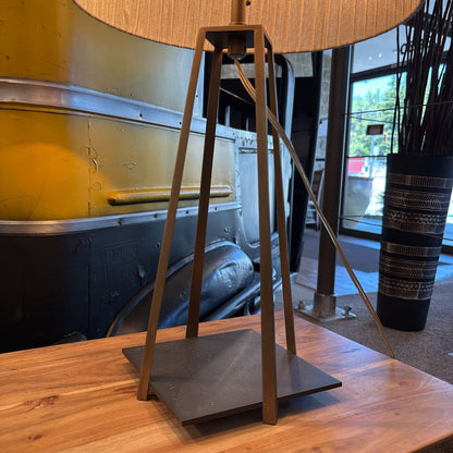 Industrial Gold Lamp