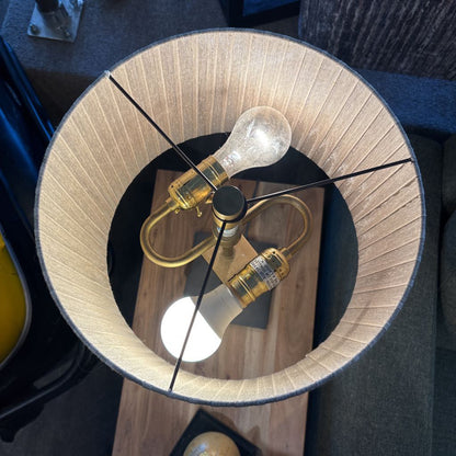Industrial Gold Lamp