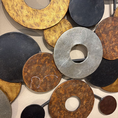Modern Bronze & Copper Metal Art