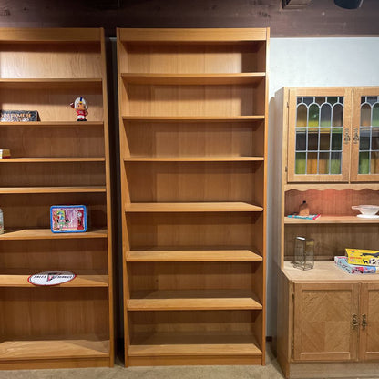 Vintage Wooden Bookcase (Yugoslavia)