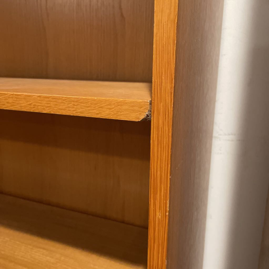 Vintage Wooden Bookcase (Yugoslavia)