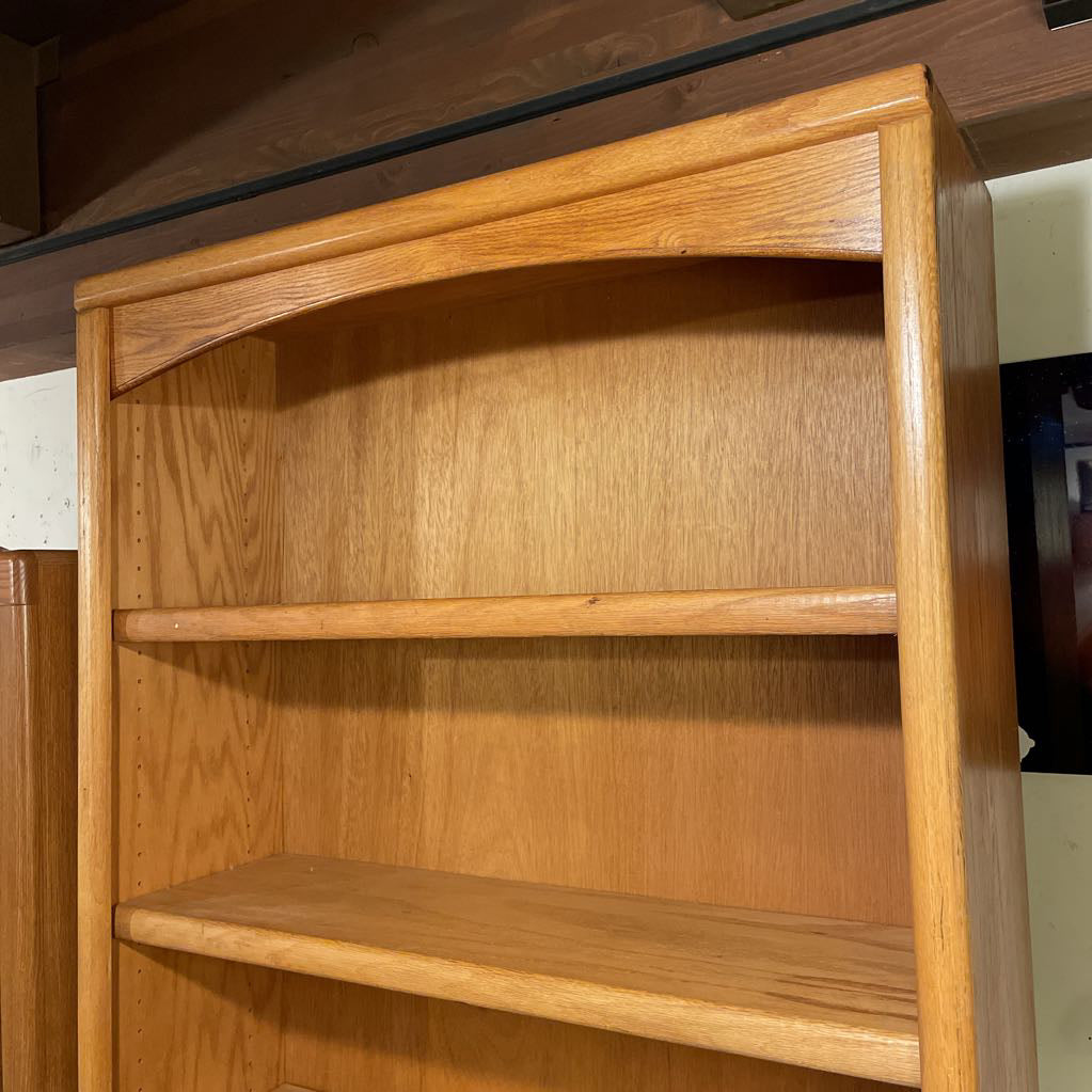 Tall Oak Vintage Bookcase C BOOKSHELVES