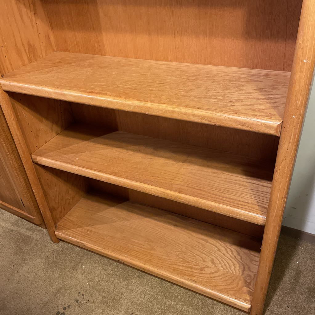 Tall Oak Vintage Bookcase C BOOKSHELVES