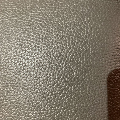 Jakomo Grey Tufted Leather Slanted Arm Sofa