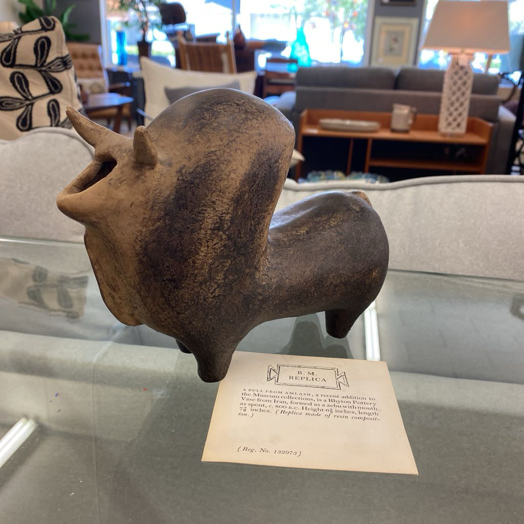 RHYTON POTTERY Bull Vase Replica