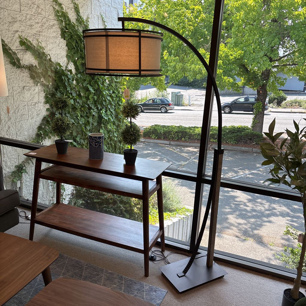 Bronze Colored Arc Floor Lamp