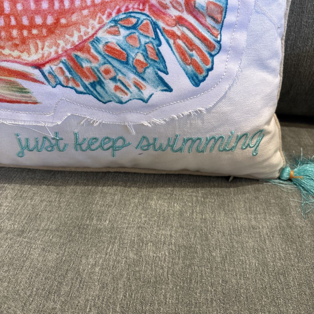 Goldfish Accent Pillow