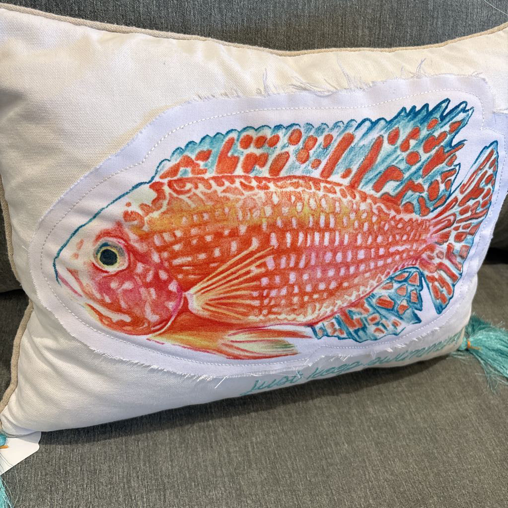 Goldfish Accent Pillow