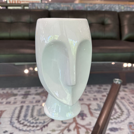 White Ceramic Abstract Face SMALLS