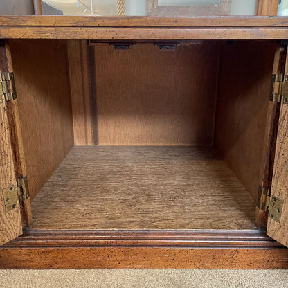 Wooden Spanish Revival 2 Door Nightstand