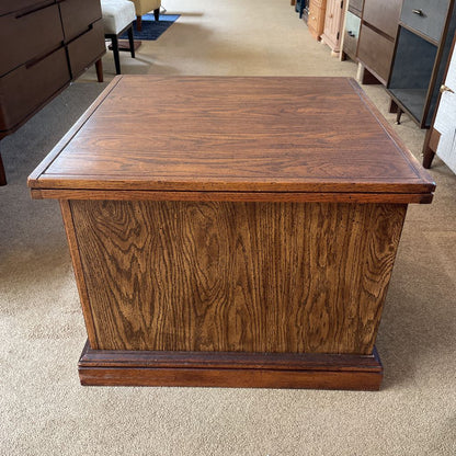 Wooden Spanish Revival 2 Door Nightstand