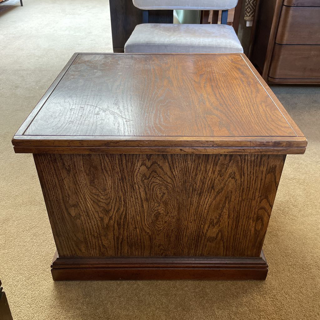 Wooden Spanish Revival 2 Door Nightstand