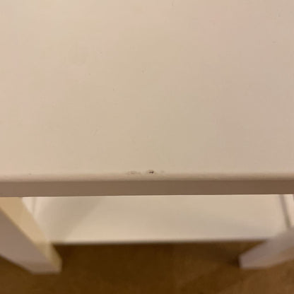 White 2 Tier Side Table C SIDE TABLES