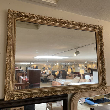 Lage Ornate Gilded Rectangular Mirror
