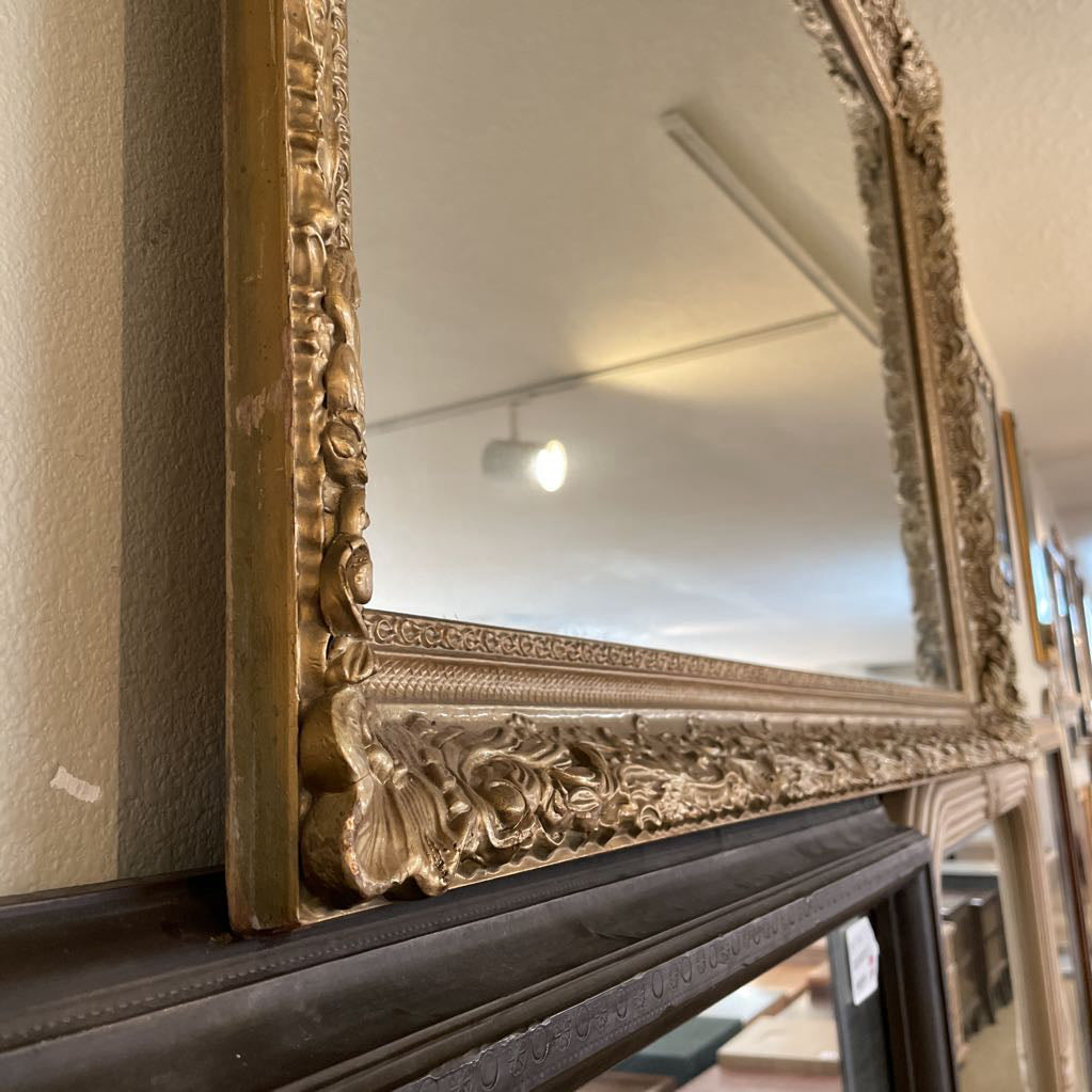 Lage Ornate Gilded Rectangular Mirror