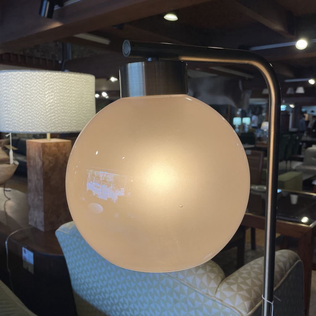 Brass Globe Floor Lamp