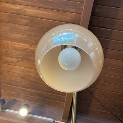 Brass Globe Floor Lamp