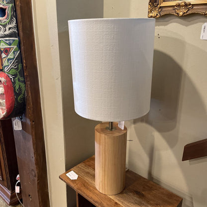 Short Column Natural Table Lamp