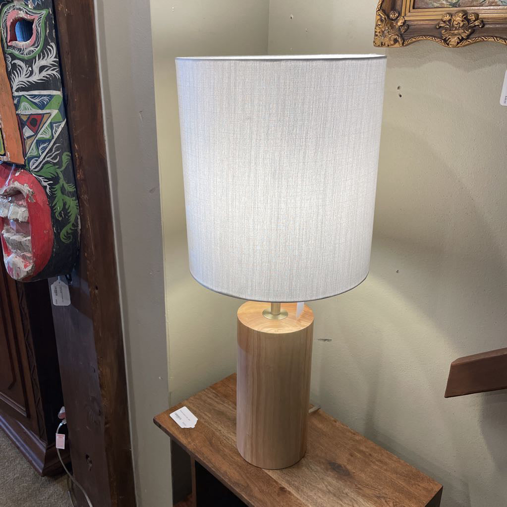 Short Column Natural Table Lamp