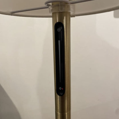 1 Light Brass Smart Switch Floor Lamp