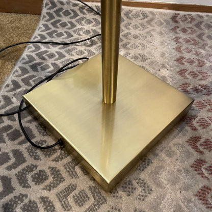 1 Light Brass Smart Switch Floor Lamp