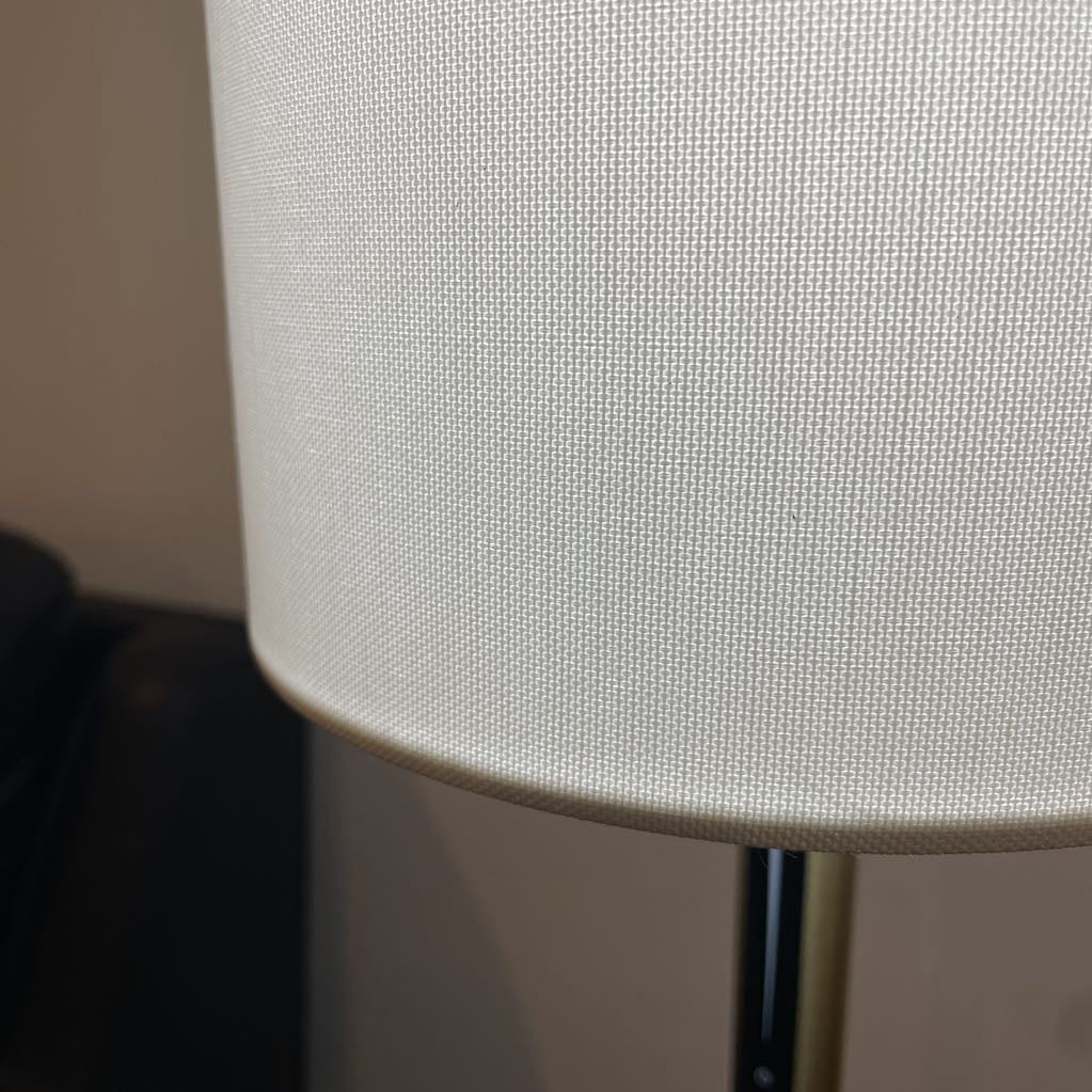 1 Light Brass Smart Switch Floor Lamp