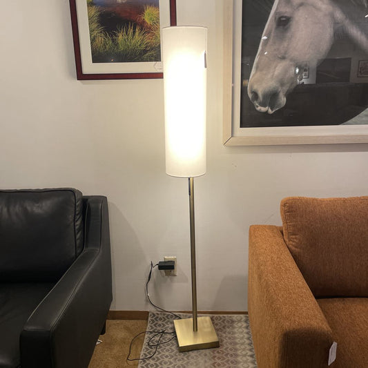 1 Light Brass Smart Switch Floor Lamp