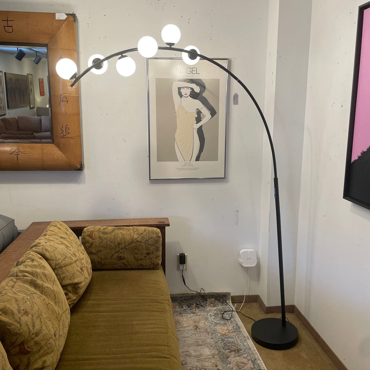 Brass Bubbles Smart Switch Arc Lamp LAMPS