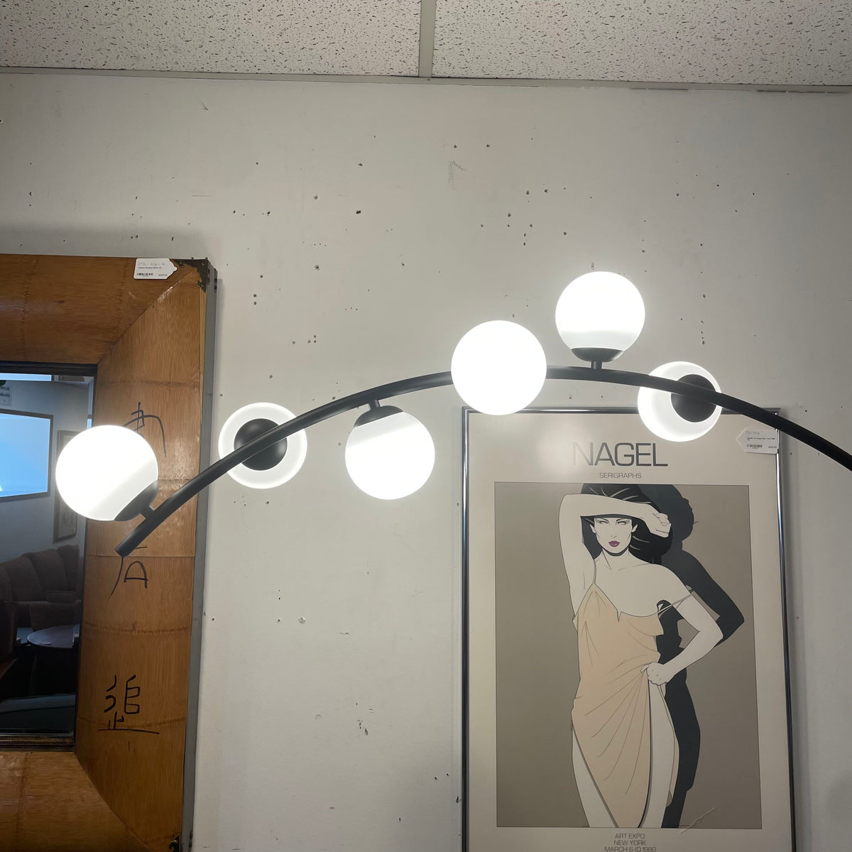 Brass Bubbles Smart Switch Arc Lamp LAMPS