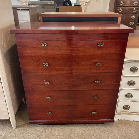 Kent Coffey 5 Drawer Highboy w Infinity Knobs C HIGHBOYS