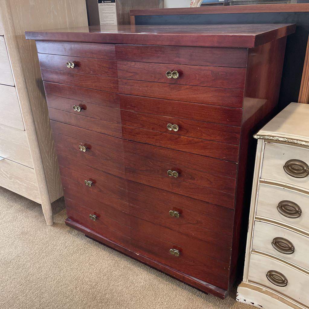 Kent Coffey 5 Drawer Highboy w Infinity Knobs C HIGHBOYS