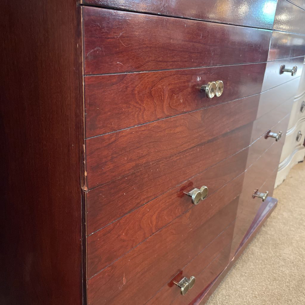 Kent Coffey 5 Drawer Highboy w Infinity Knobs C HIGHBOYS